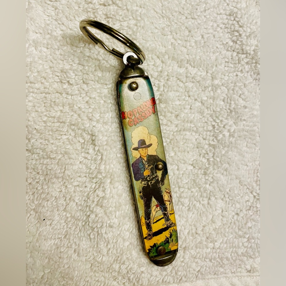 Hopakong Cassidy Vintage Cowboy Pocket Keychain